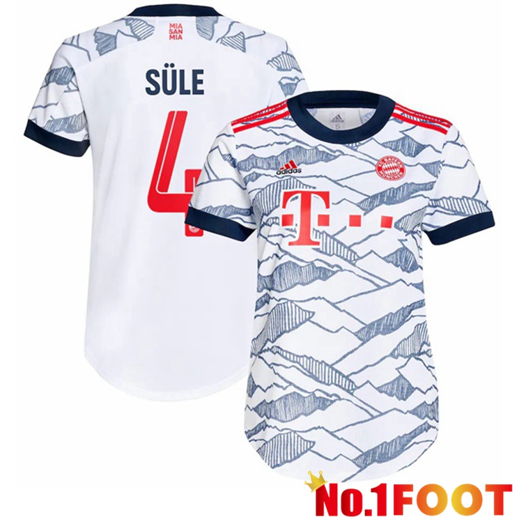 Bayern Munich (Süle 4) Womens Third Jersey White 2021/22