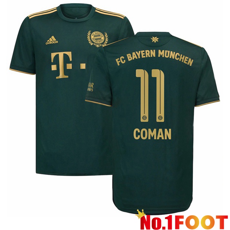 Bayern Munich (Coman 11) Fourth Jersey Green 2021/22