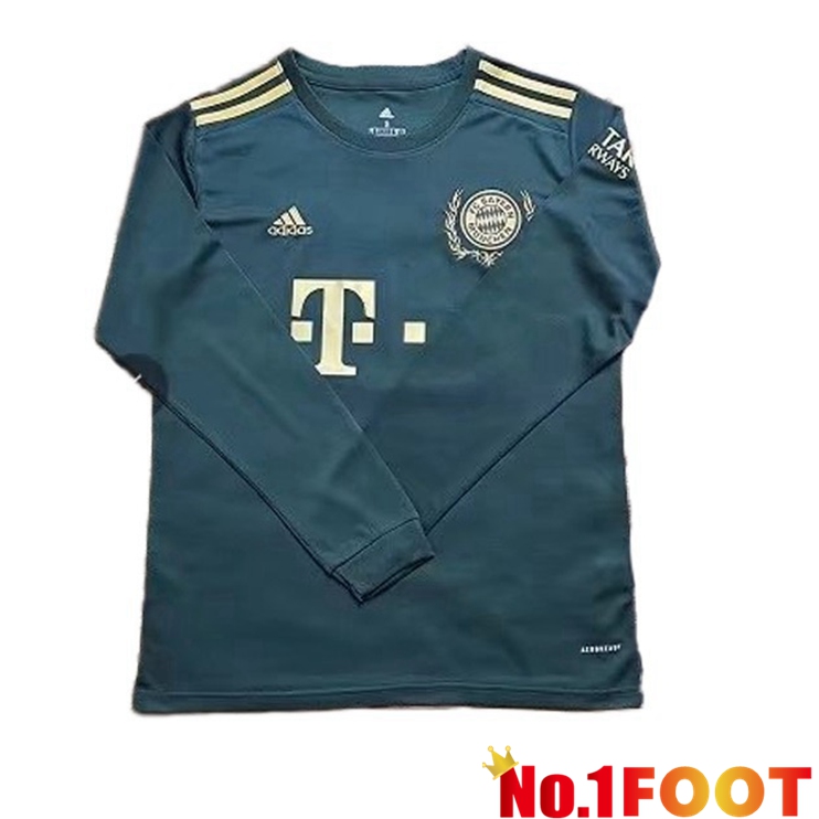 Bayern Munich Long sleeve Fourth Jersey Green 2021/22