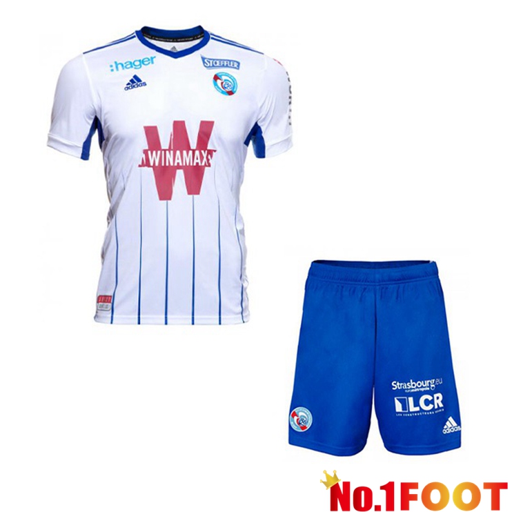 RC Strasbourg Alsace Kids Away Jersey 21/22