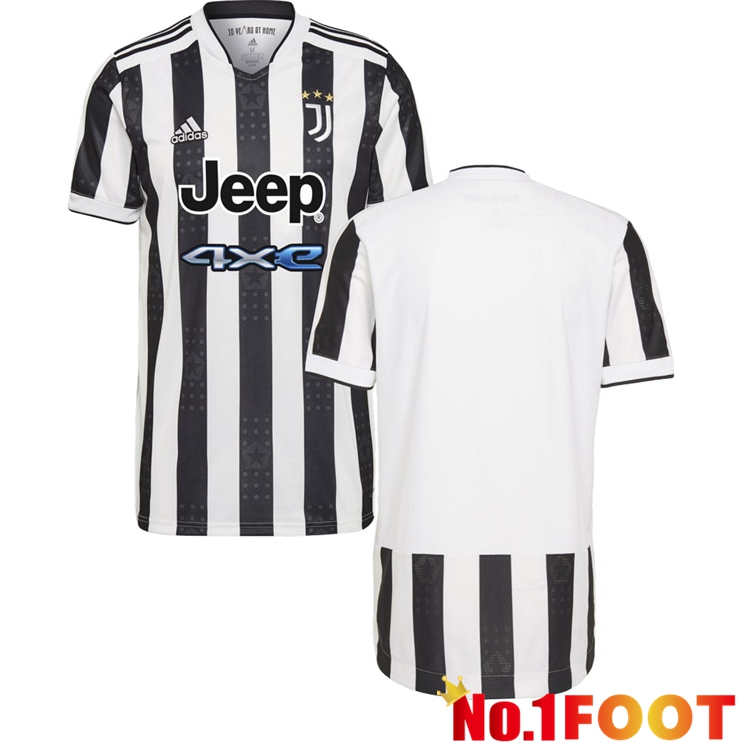 Juventus Home Jersey Black/White 2021/2022