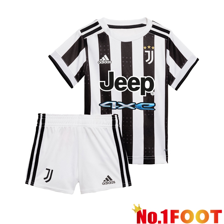 Juventus Kids Home Jersey Black/White 2021/2022