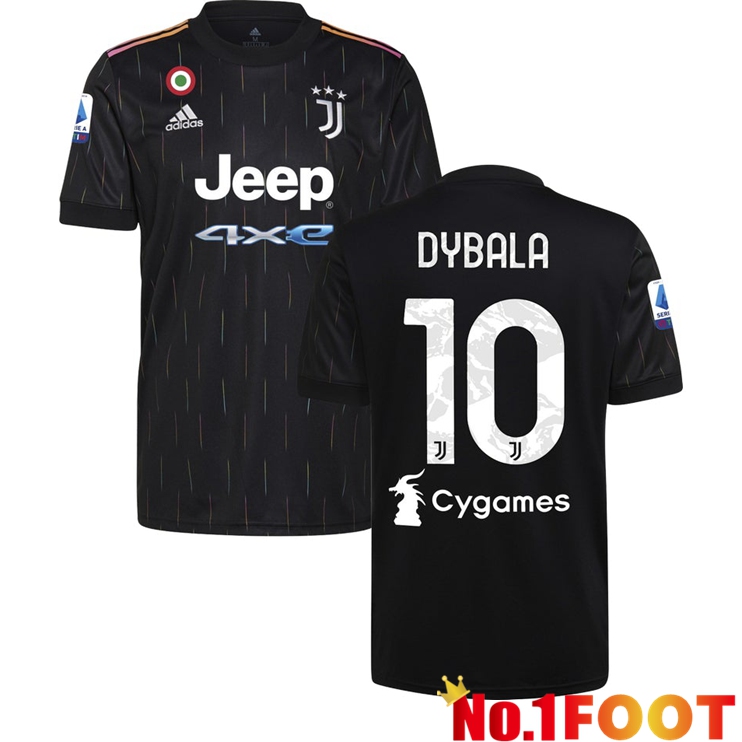 Juventus (DYBALA 10) Away Jersey Black 2021/2022