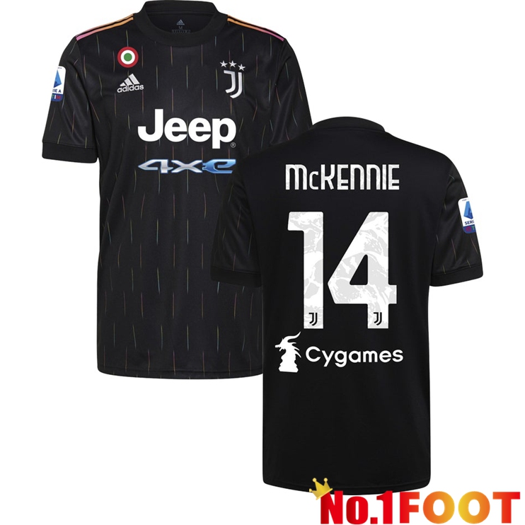 Juventus (McKENNIE 14) Away Jersey Black 2021/2022