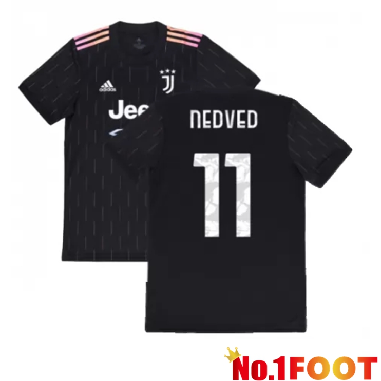 Juventus (CUADRADO 11) Kids Away Jersey Black 2021/2022