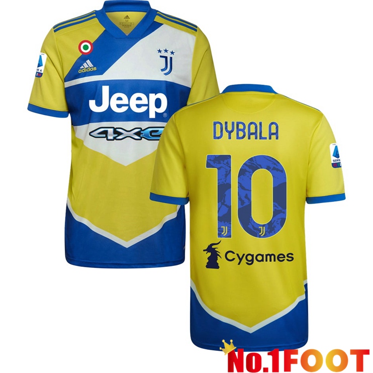 Juventus (DYBALA 10) Third Jersey Yellow 2021/2022