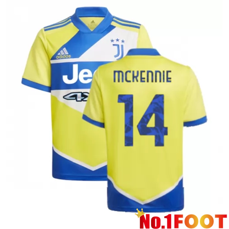 Juventus (McKENNIE 14) Kids Third Jersey Yellow 2021/2022