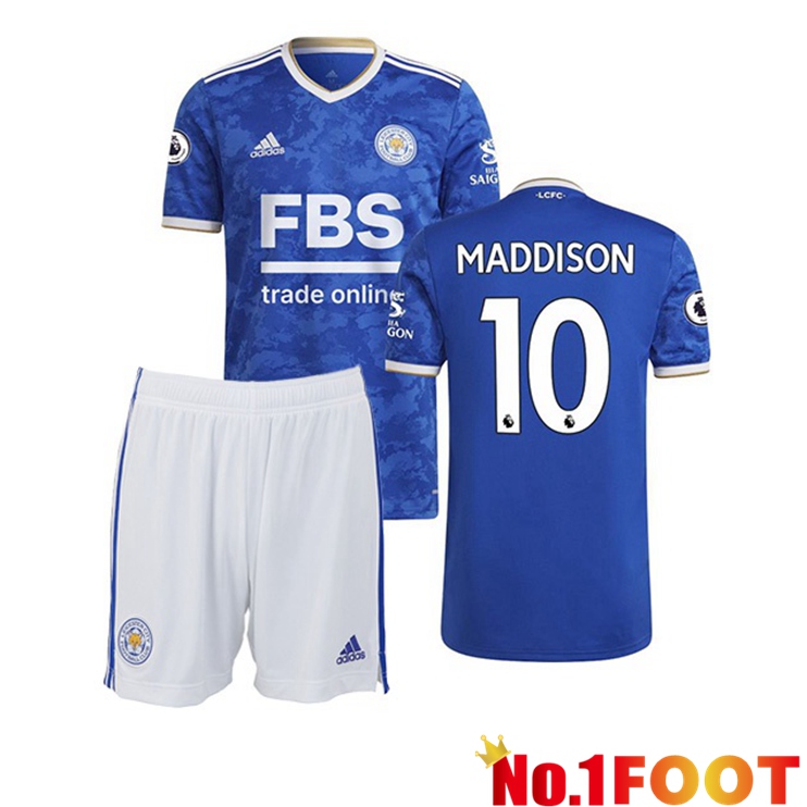 Leicester City (MADDISON 10) Kids Home Jersey Blue 2021/22