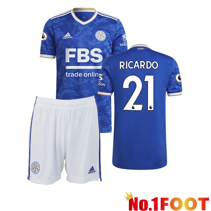 Leicester City (RICARDO 21) Kids Home Jersey Blue 2021/22