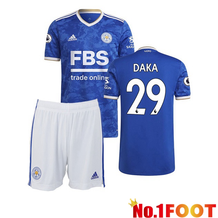 Leicester City (DAKA 29) Kids Home Jersey Blue 2021/22