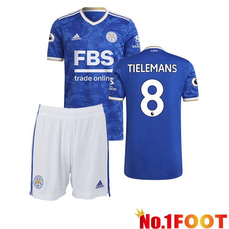 Leicester City (TIELEMANS 8) Kids Home Jersey Blue 2021/22