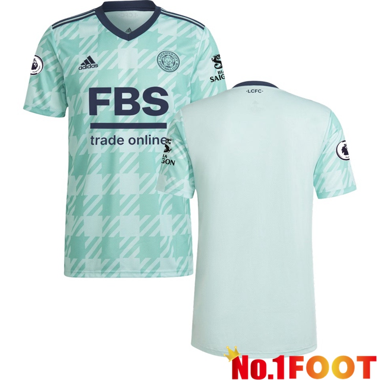 Leicester City FC Away Jersey Light Green 2021/2022