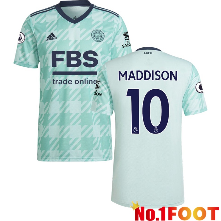 Leicester City (MADDISON 10) Away Jersey Light Green 2021/2022