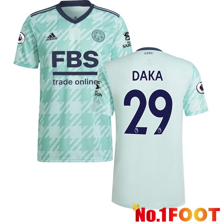 Leicester City (DAKA 29) Away Jersey Light Green 2021/2022