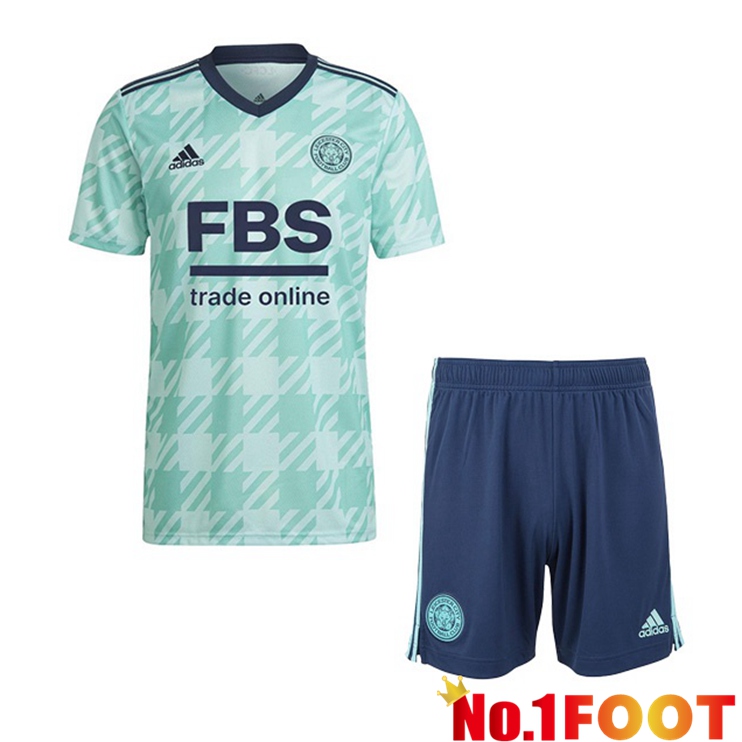 Leicester City Kids Away Jersey Green 2021/22