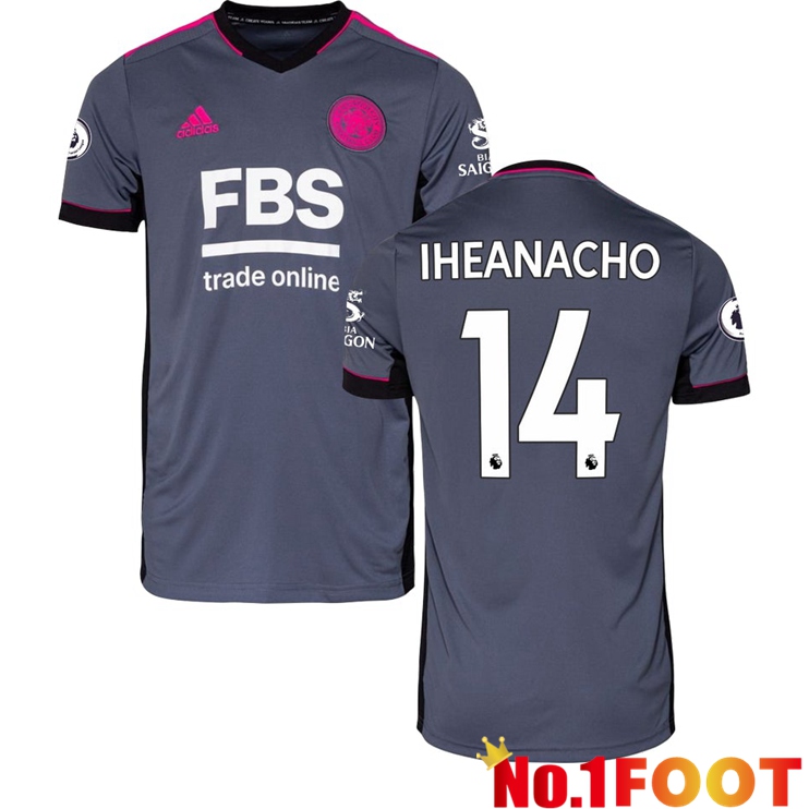 Leicester City (IHEANACHO 14) Third Jersey Dark Grey 2021/2022