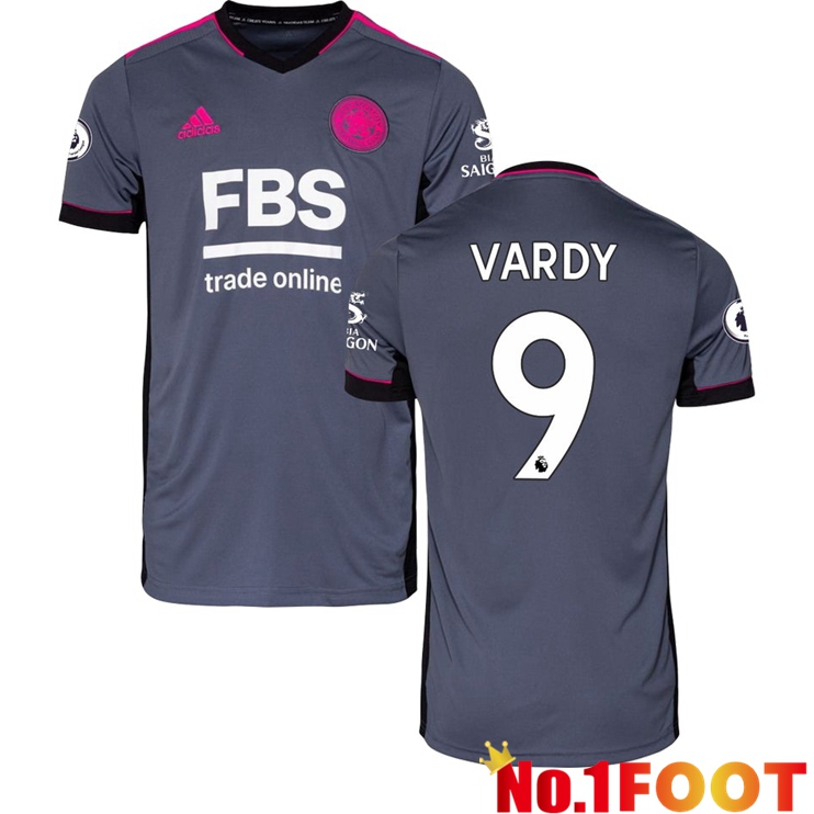 Leicester City (VARDY 9) Third Jersey Dark Grey 2021/2022