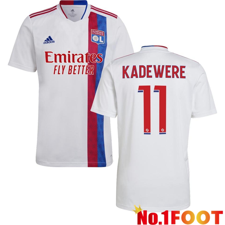 Olympique Lyon (KADEWERE 11) Home Jersey White 2021/2022