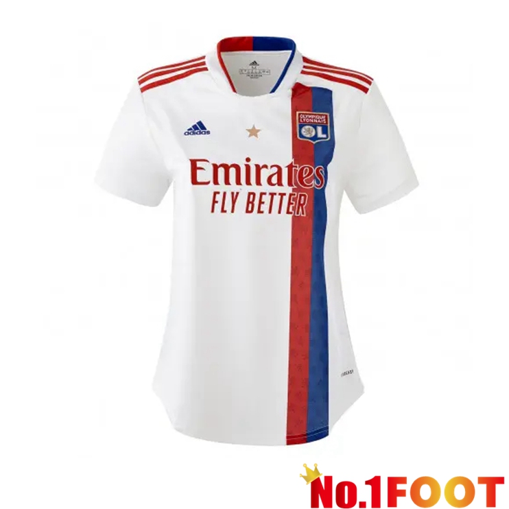 Olympique Lyon Womens Home Jersey White 2021/2022