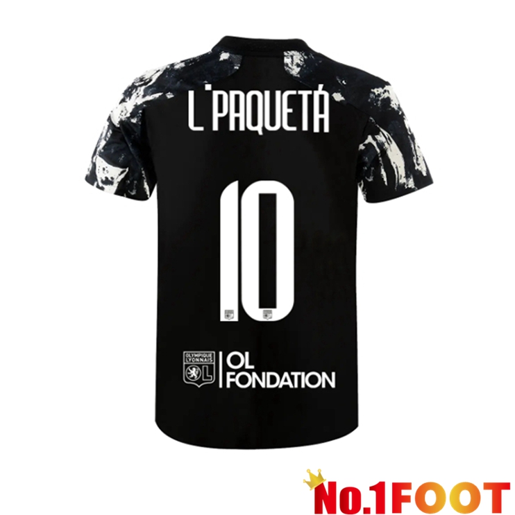 Olympique Lyon (L.PAQUETA 10) Third Jersey Black 2021/2022