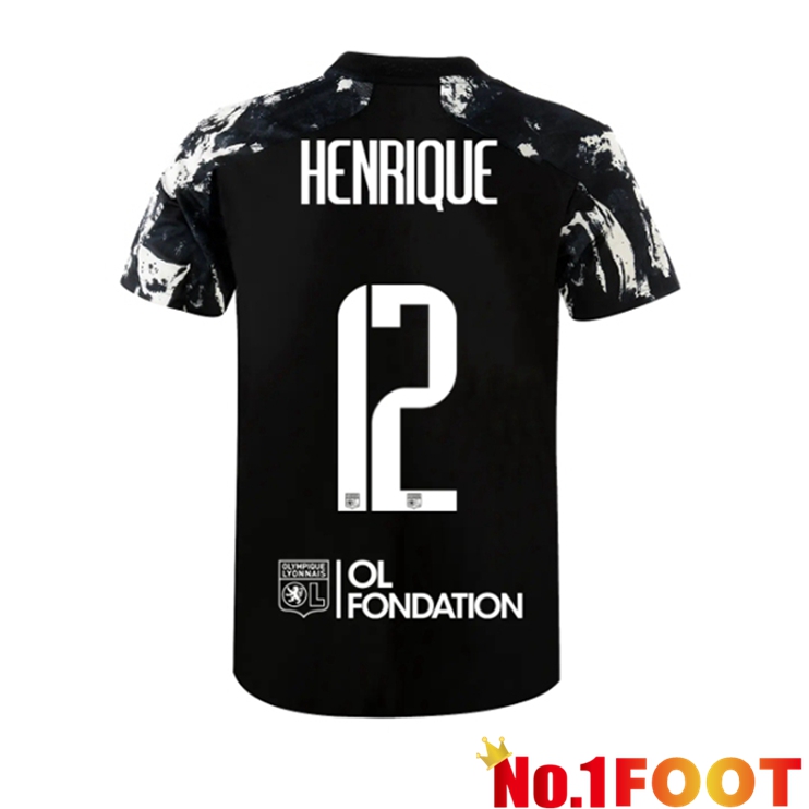 Olympique Lyon (HENRIQUE 12) Third Jersey Black 2021/2022