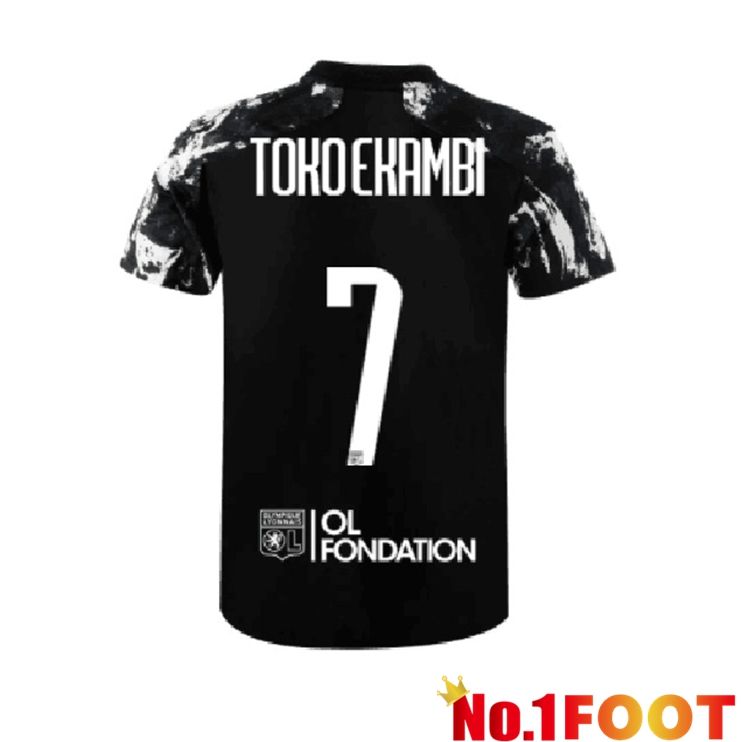 Olympique Lyon (TOKO EKAMBI 7) Third Jersey Black 2021/2022