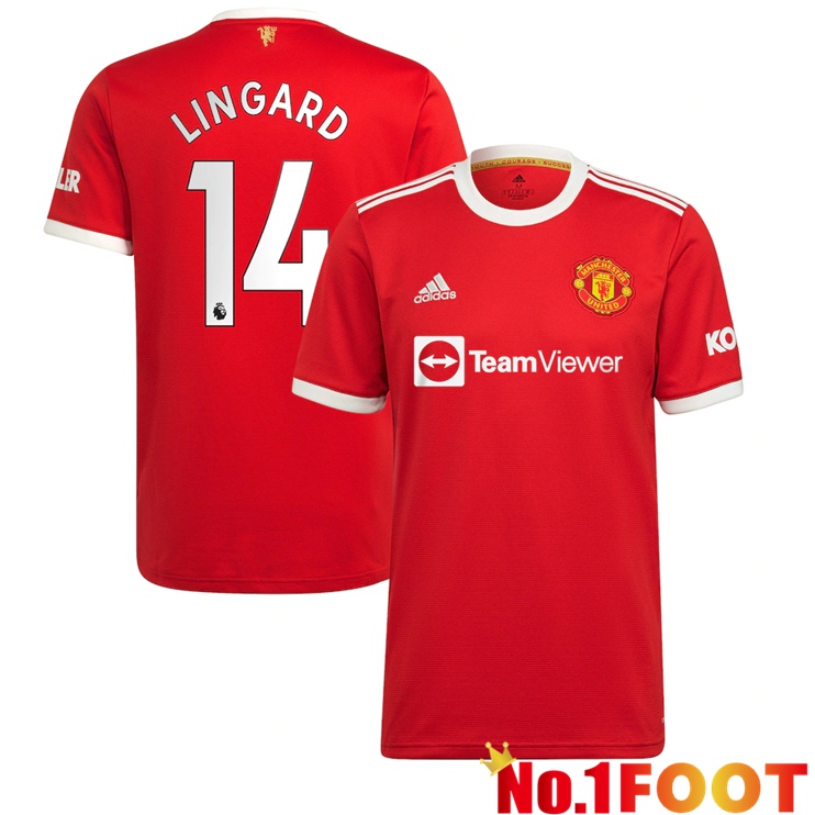 Manchester United (Lingard 14) Home Jersey Red 2021/2022