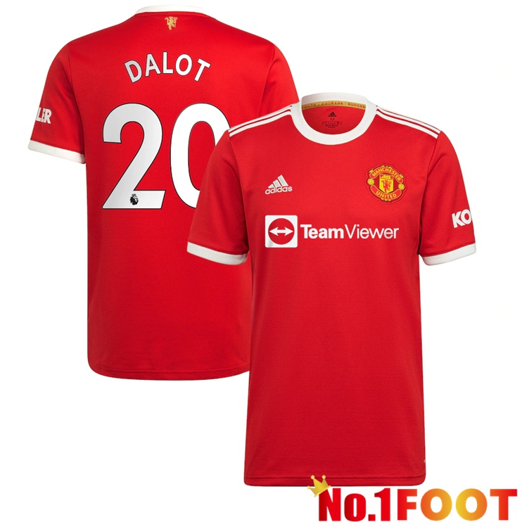 Manchester United (Dalot 20) Home Jersey Red 2021/2022