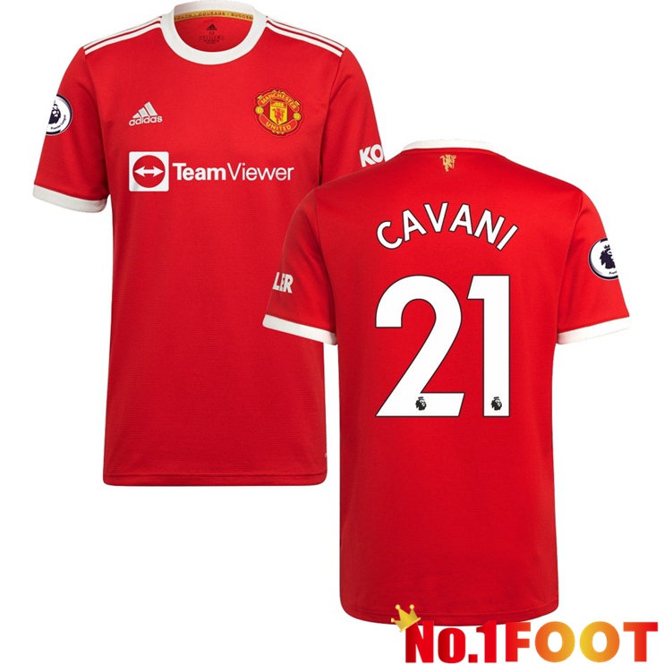 Manchester United (CAVANI 21) Home Jersey Red 2021/2022