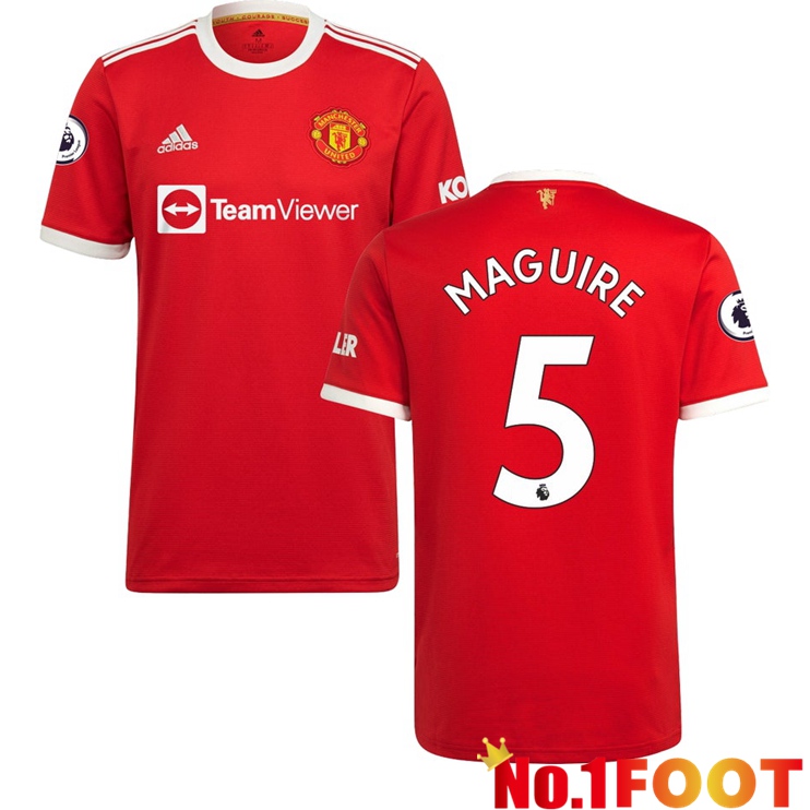 Manchester United (MAGUIRE 5) Home Jersey Red 2021/2022