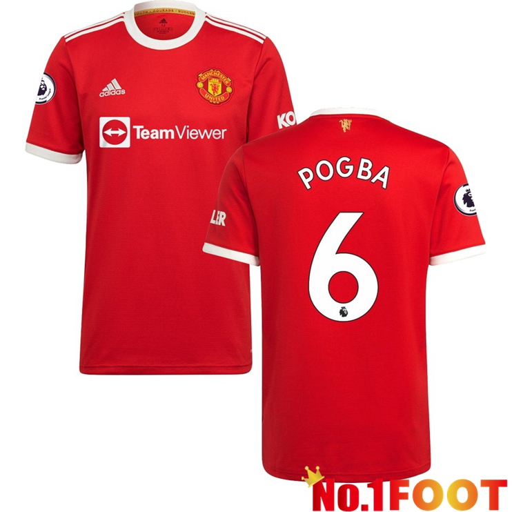 Manchester United (POGBA 6) Home Jersey Red 2021/2022