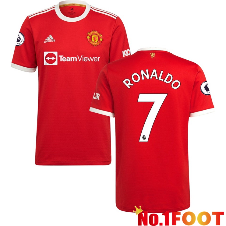 Manchester United (RONALDO 7) Home Jersey Red 2021/2022 - Click Image to Close