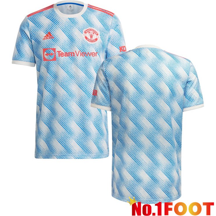 Manchester United Away Jersey Blue/White 2021/2022