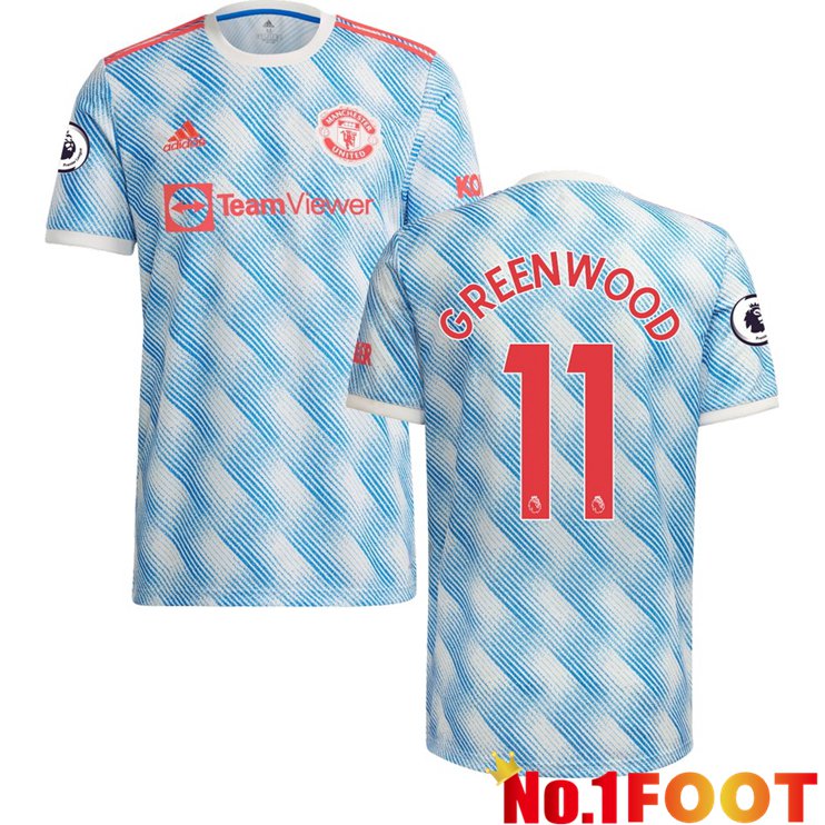 Manchester United (GREENWOOD 11) Away Jersey Blue/White 2021/2022