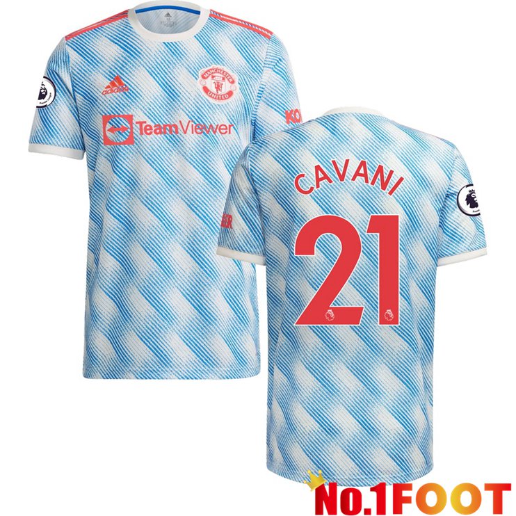 Manchester United (CAVANI 21) Away Jersey Blue/White 2021/2022