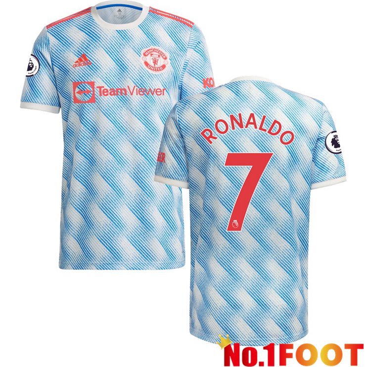 Manchester United (RONALDO 7) Away Jersey Blue/White 2021/2022