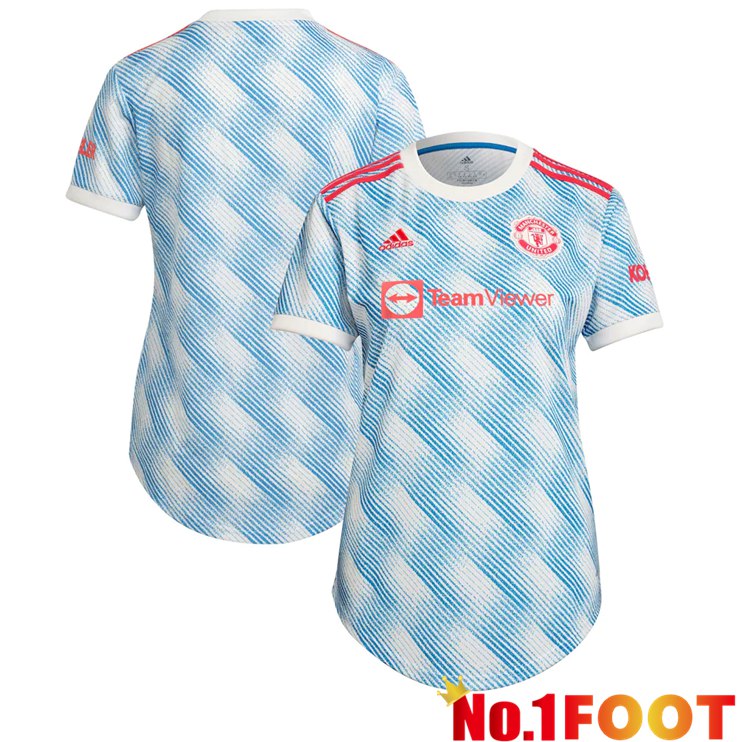 Manchester United Womens Away Jersey Blue/White 2021/2022