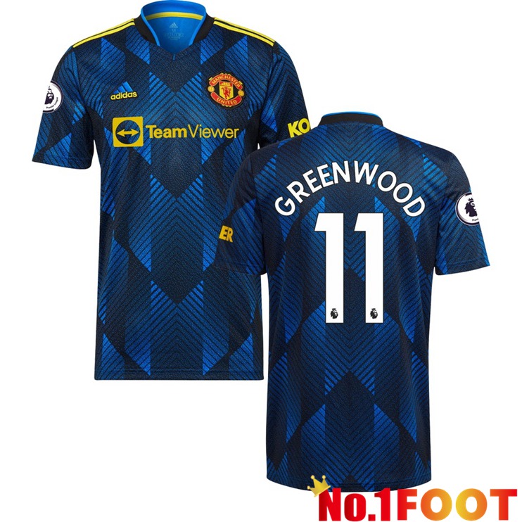 Manchester United (GREENWOOD 11) Third Jersey Dark Blue 2021/2022