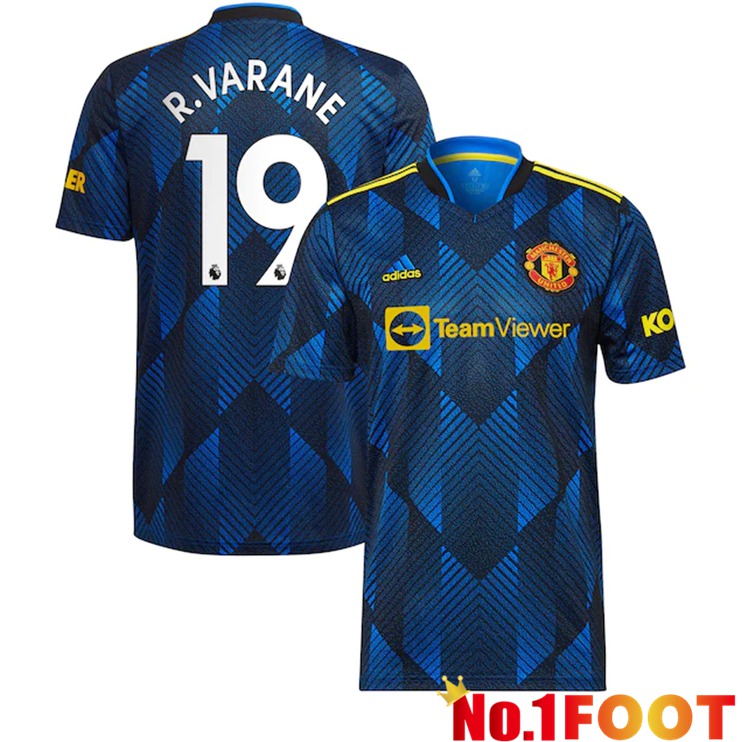 Manchester United (R.Varane 19) Third Jersey Dark Blue 2021/2022