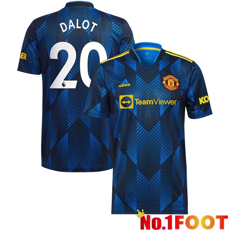 Manchester United (Dalot 20) Third Jersey Dark Blue 2021/2022