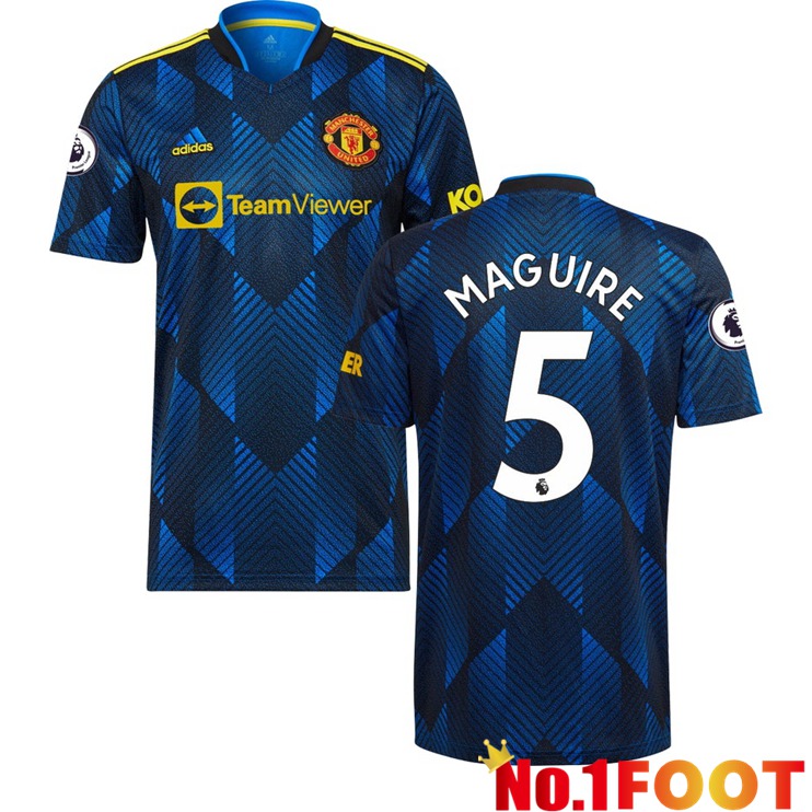 Manchester United (MAGUIRE 5) Third Jersey Dark Blue 2021/2022