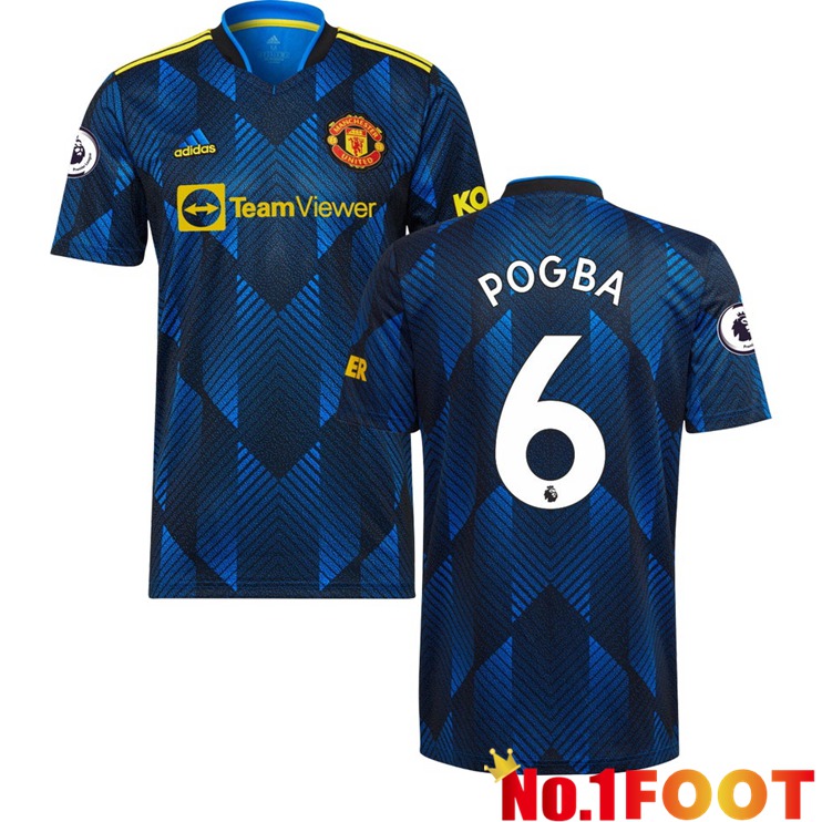 Manchester United (POGBA 6) Third Jersey Dark Blue 2021/2022