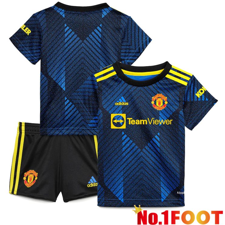 Manchester United Kids Third Jersey Dark Blue 2021/2022