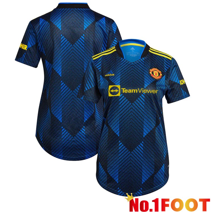 Manchester United Womens Third Jersey Dark Blue 2021/2022