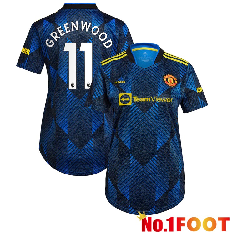 Manchester United (GREENWOOD 11) Womens Third Jersey Dark Blue 2021/2022