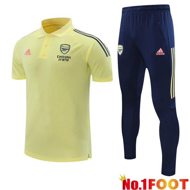 Arsenal Polo Shirt + Pants Yellow 2021/2022