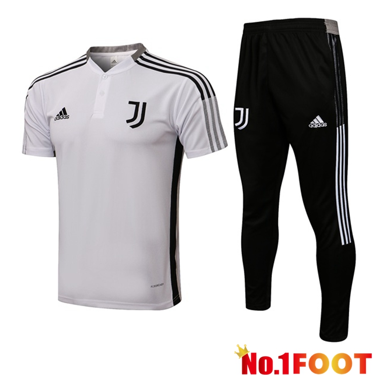 Juventus Polo Shirt + Pants White 2021/2022 - Click Image to Close