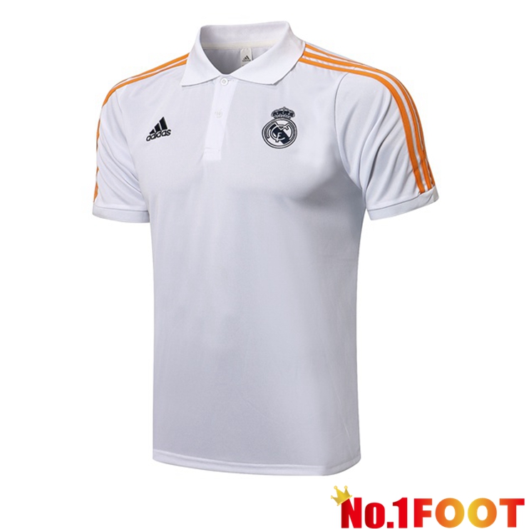 Real Madrid Polo Shirt White 2021/2022