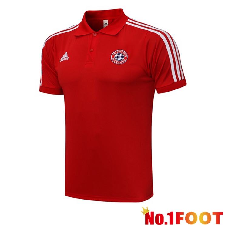 Bayern Munich Polo Shirt Red 2021/2022