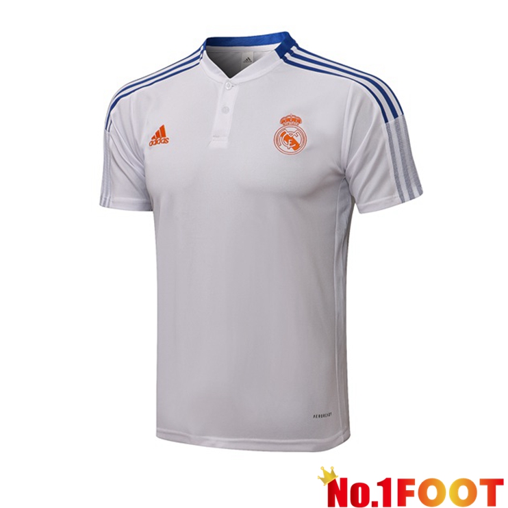 Real Madrid Polo Shirt White 2021/2022